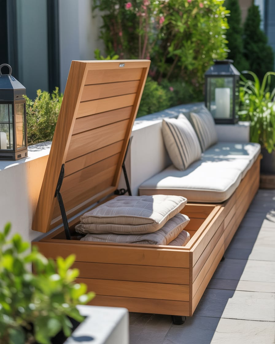 Outdoor Storage Bench
